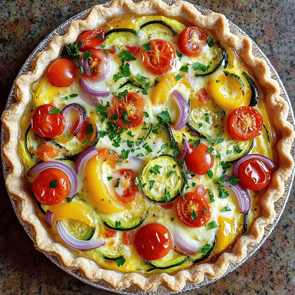 Roasted Vegetable Quiche Flavorful and Healthy Dish