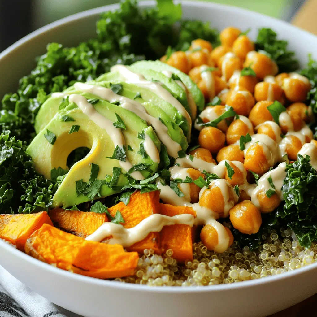 Sweet Potato and Chickpea Buddha Bowl Nourishing Meal
