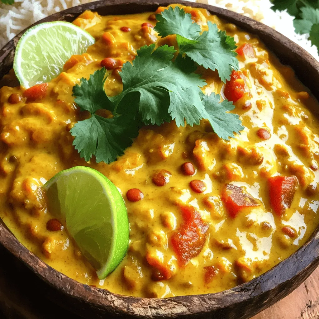 Creamy Coconut Lentil Curry Flavorful Vegan Dish