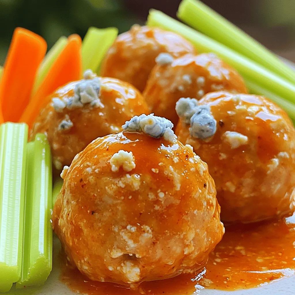 Buffalo Chicken Meatballs Flavorful and Easy Recipe