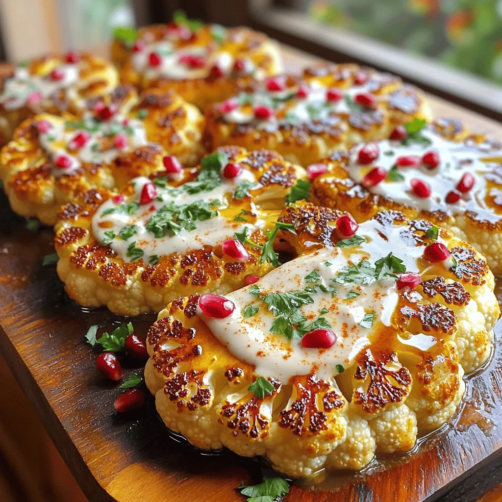 Roasted Cauliflower Steaks Flavorful and Healthy Dish