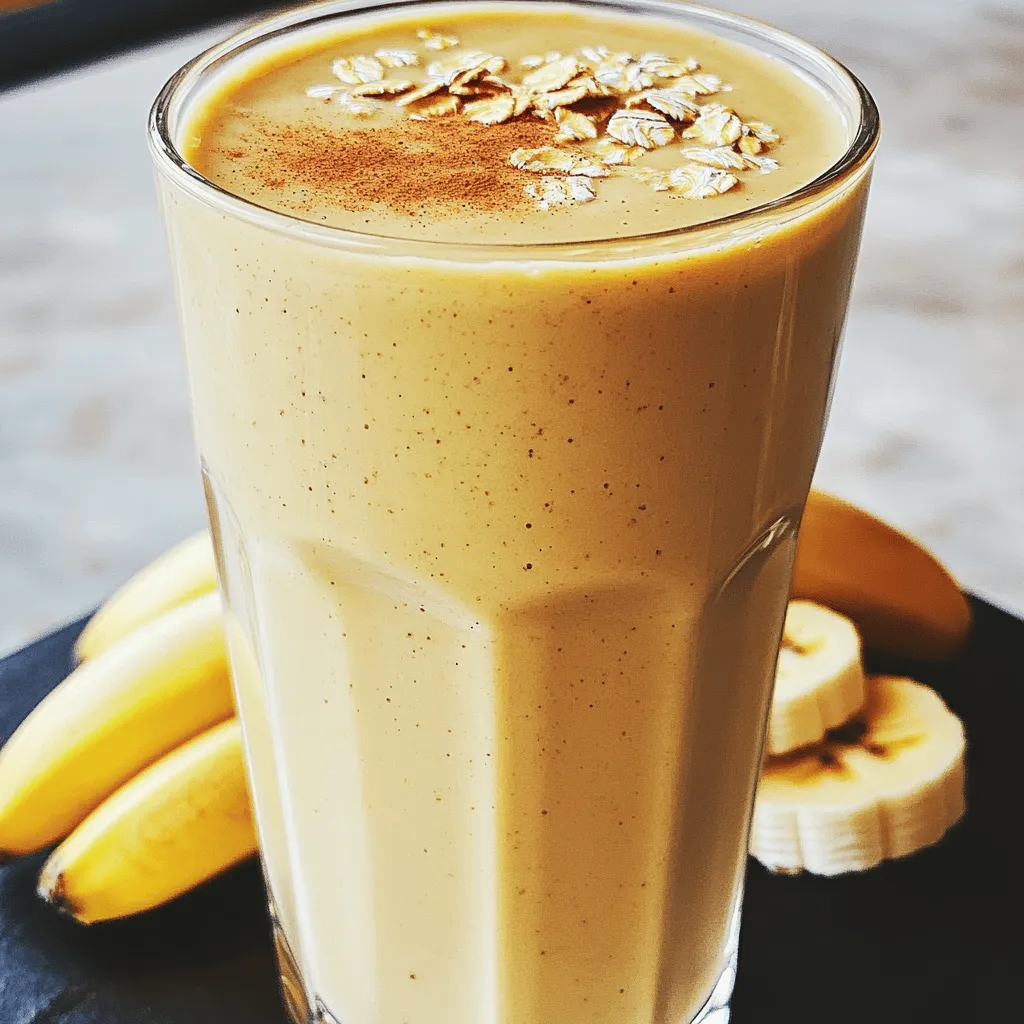 Cinnamon Roll Protein Smoothie Tasty and Nutritious
