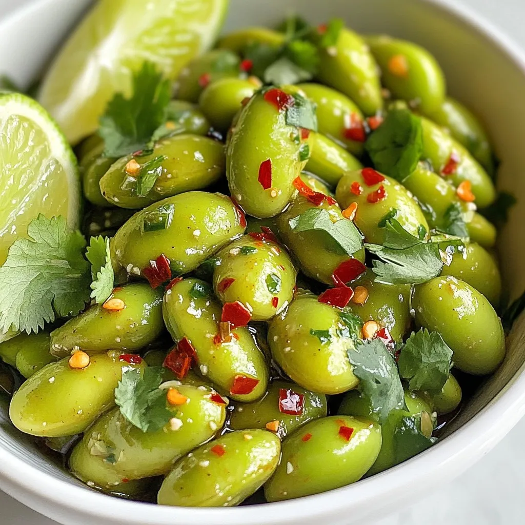 Spicy Garlic Edamame Flavorful Snack Ready in Minutes