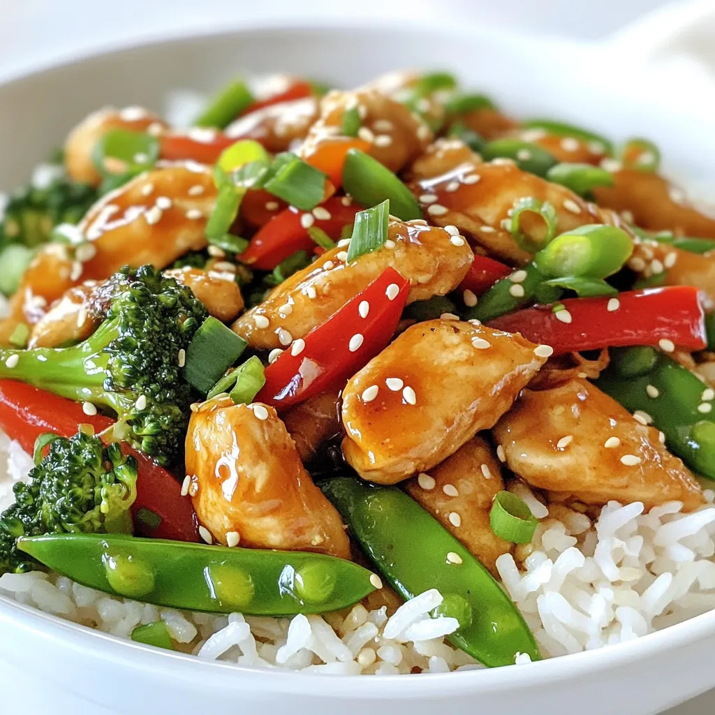 Sesame Ginger Chicken Stir Fry Quick and Simple Meal