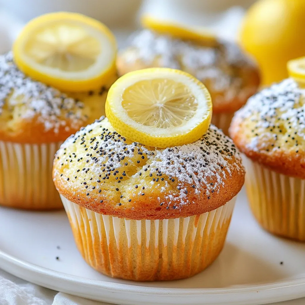 Lemon Poppy Seed Muffins Tasty and Simple Recipe