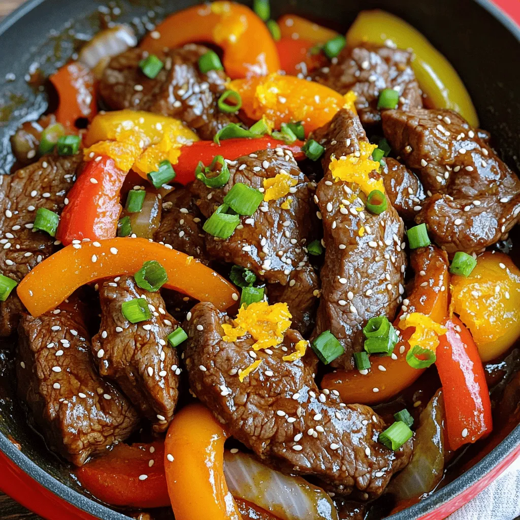 Spicy Orange Beef Bold Flavor in Every Bite