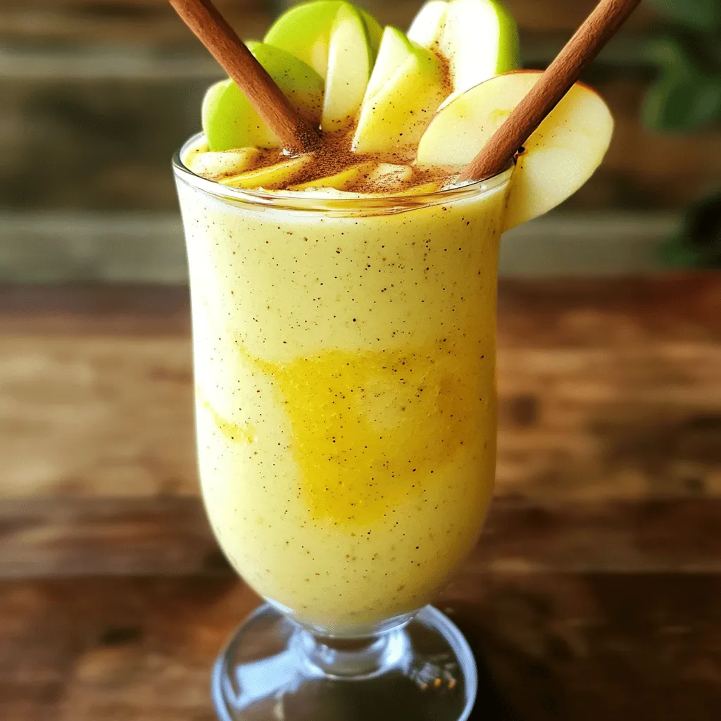 Cinnamon Apple Pie Smoothie Flavorful Morning Boost