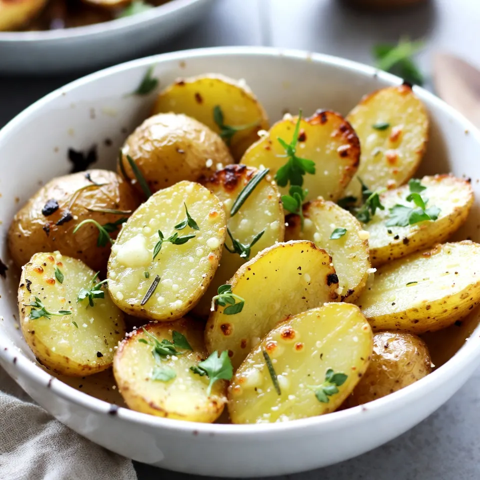 Parmesan Herb Roasted Fingerling Potatoes Delight