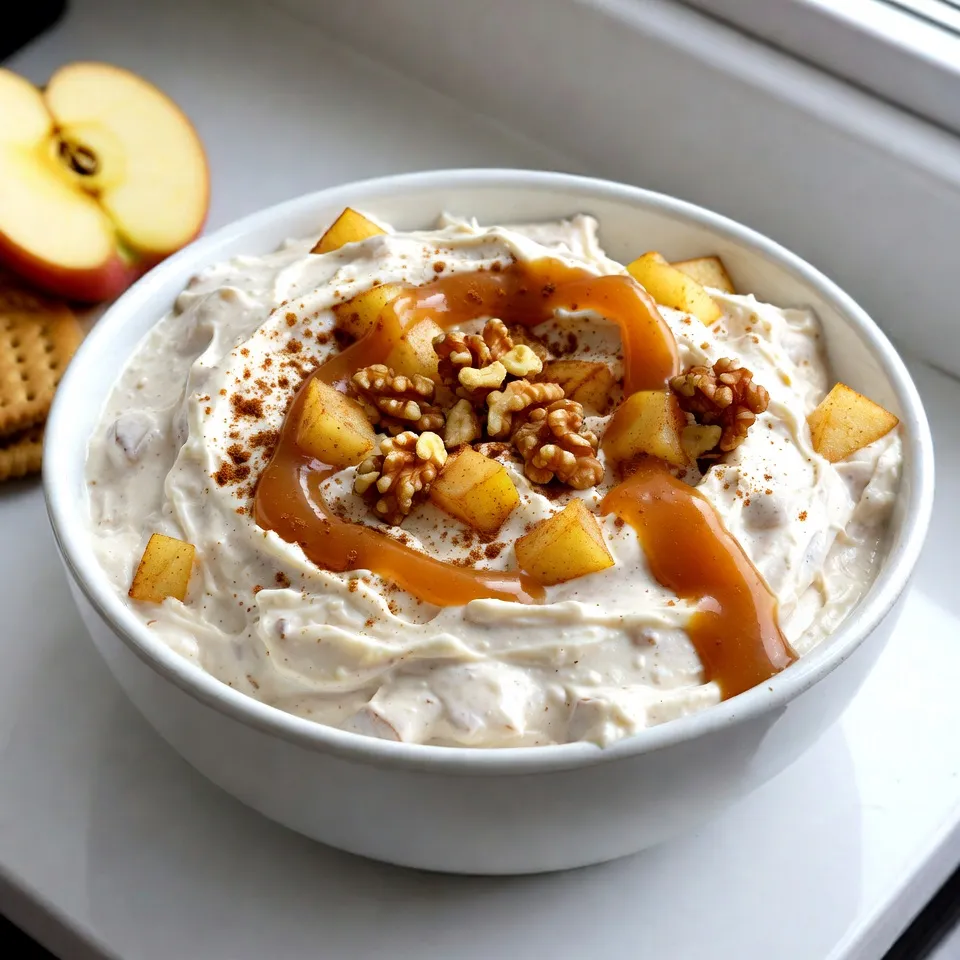 Caramel Apple Cheesecake Dip Perfect for Parties