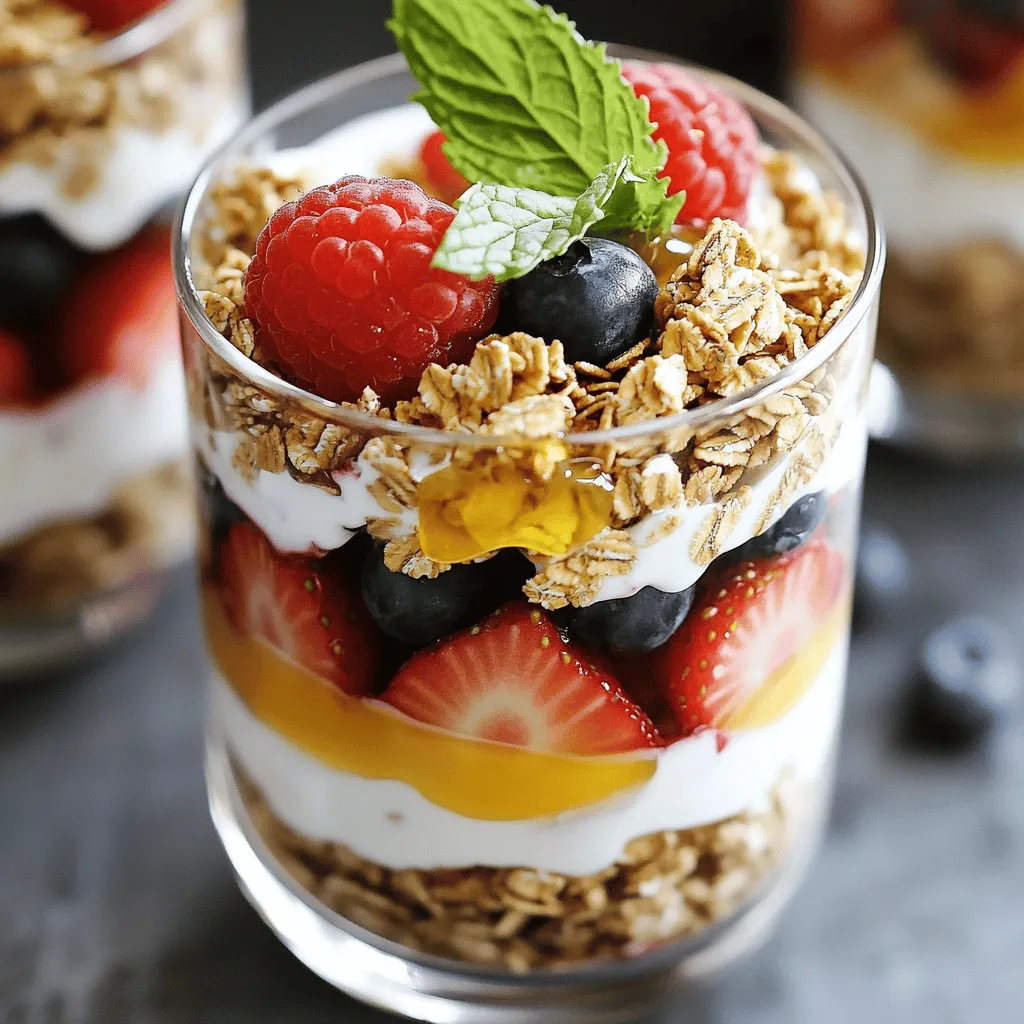 Greek Yogurt Granola Parfaits Healthy and Tasty Recipe