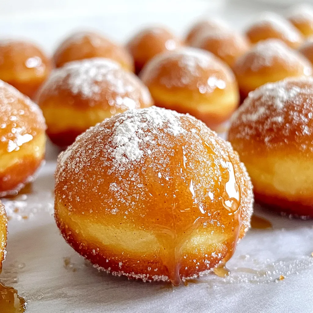 Bakery-Style Maple Brown Sugar Donut Holes Delight