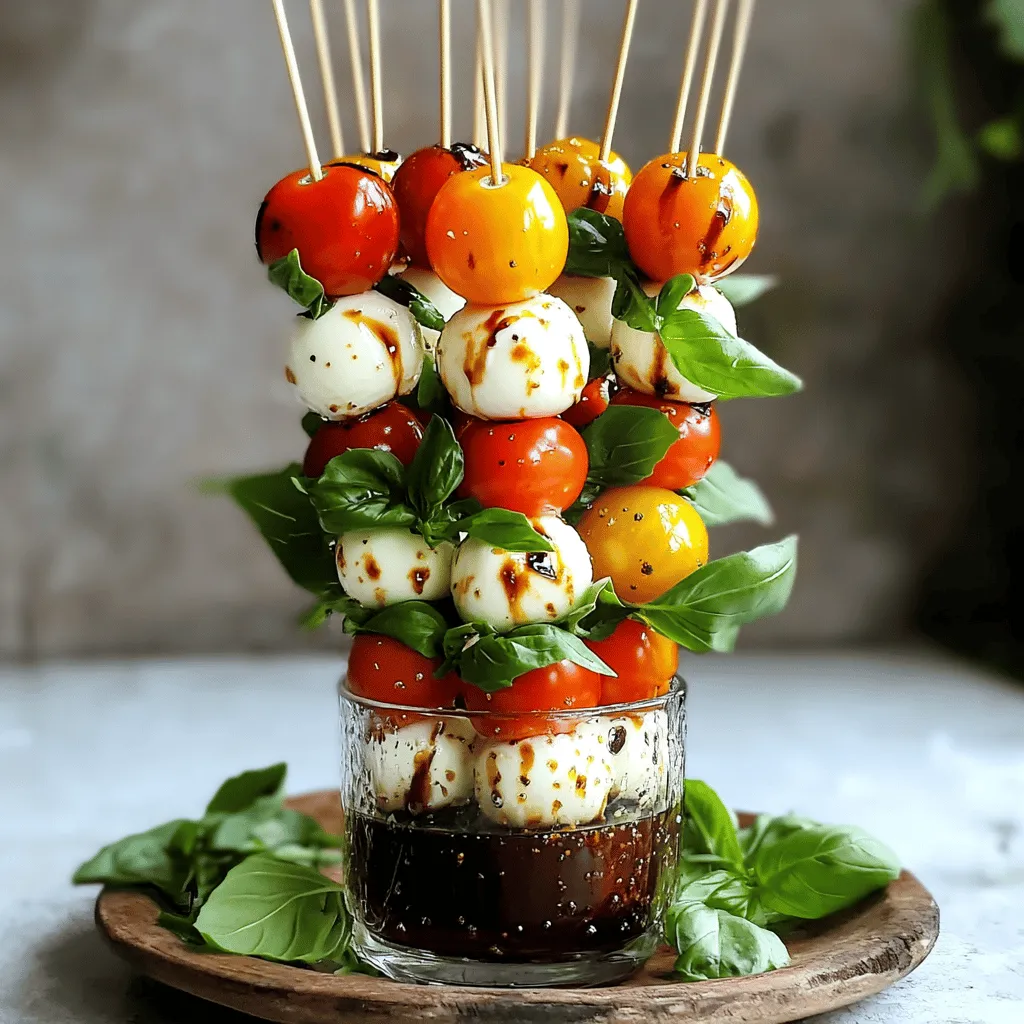 Easy Caprese Salad Skewers Flavorful and Fresh Appetizer