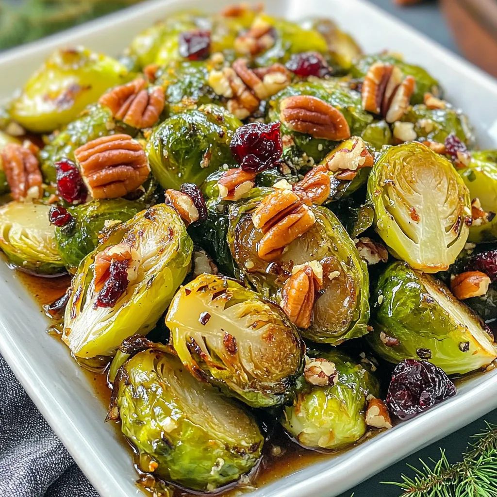 Maple Dijon Brussels Sprouts Flavorful Side Dish Recipe