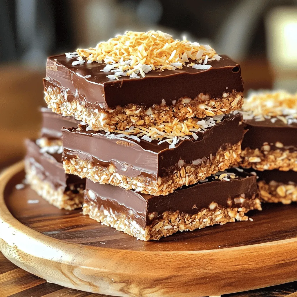 No-Bake Chocolate Coconut Bars Easy No-Fuss Treat