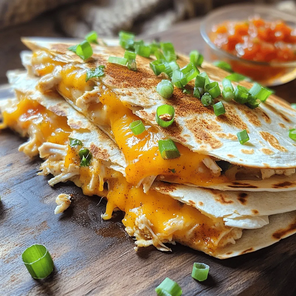 Easy Chicken Quesadillas Quick and Tasty Meal