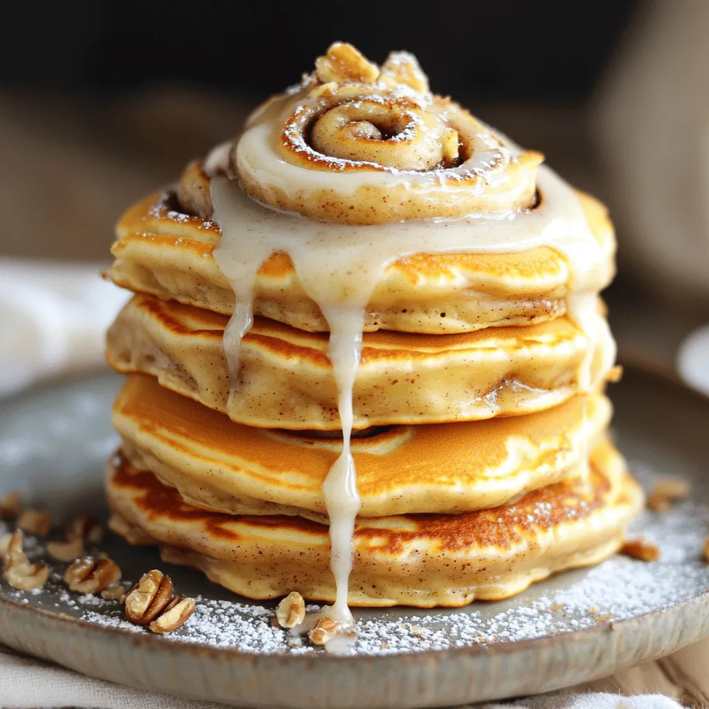 Cinnamon Roll Pancakes Irresistible Breakfast Treat