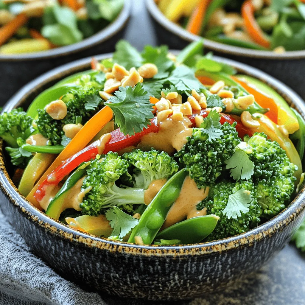 Vegetable Stir-Fry with Peanut Sauce Quick and Tasty
