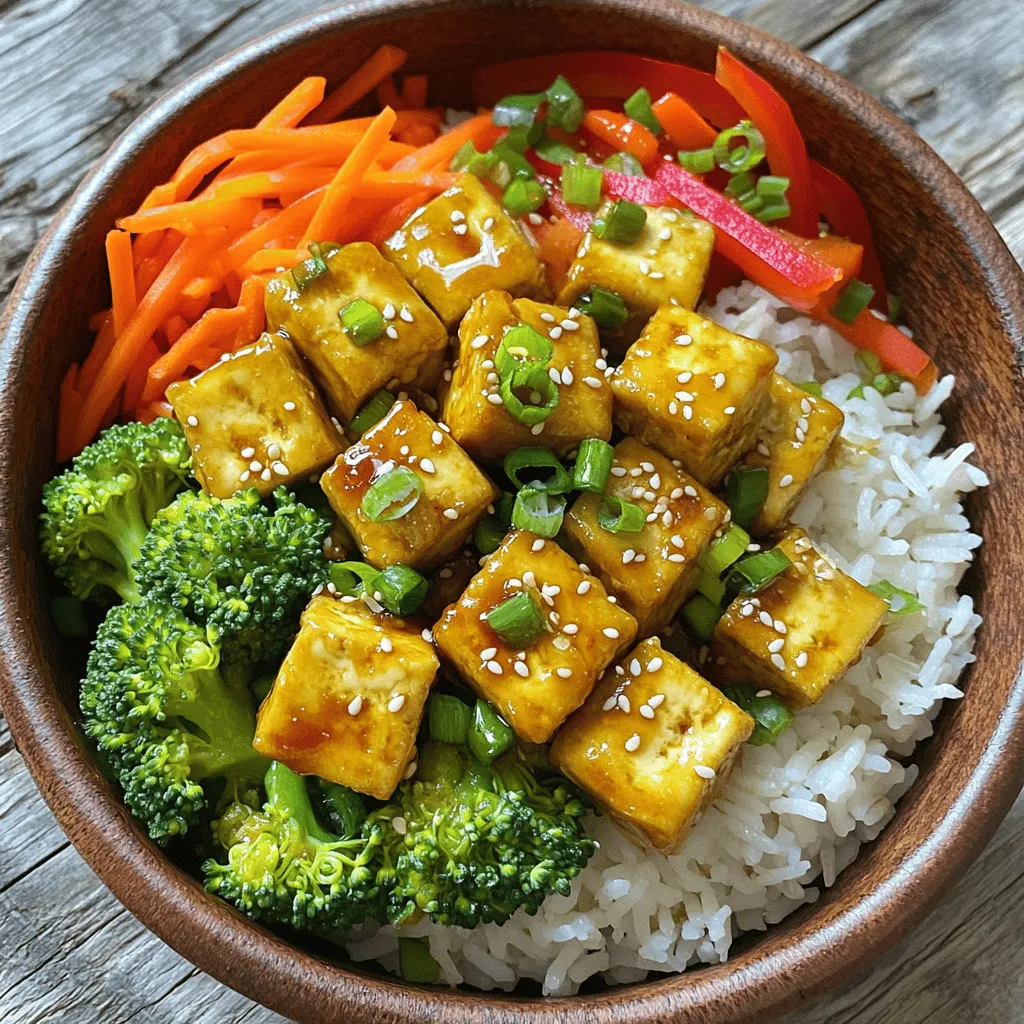 Crispy Tofu Rice Bowls Flavorful and Easy Recipe