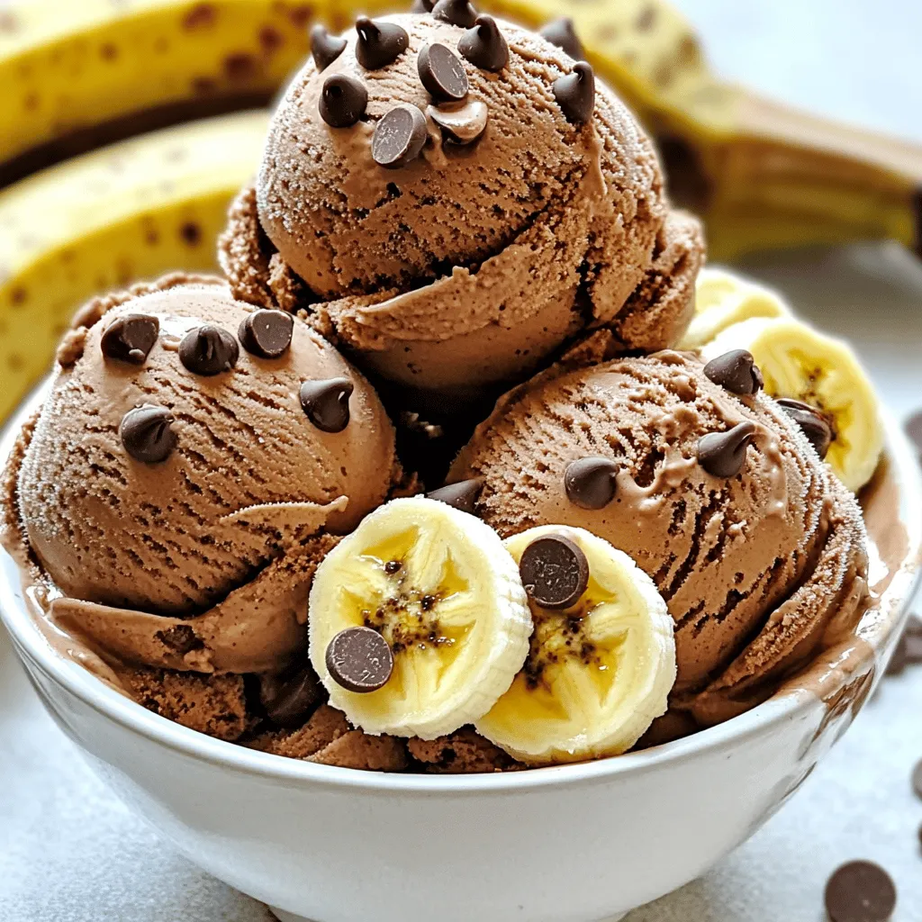 Vegan Banana Chocolate Ice Cream Simple Delight