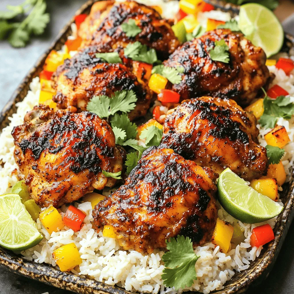 Jerk Chicken and Rice Flavorful Comfort Food Delight
