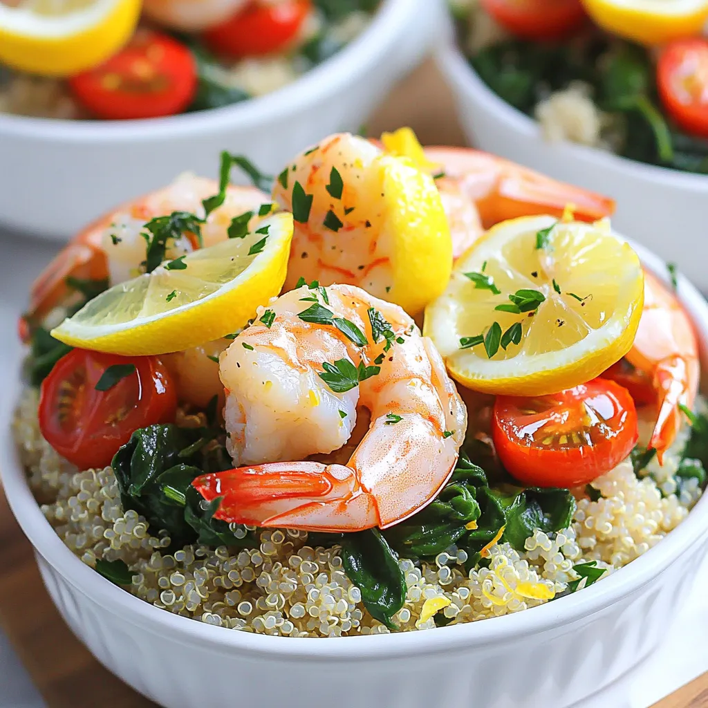 Minute Lemon Garlic Shrimp Bowls Flavorful and Quick