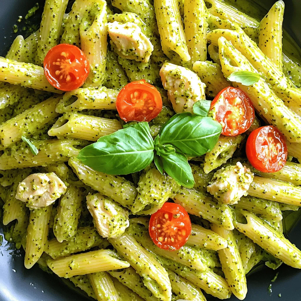 Creamy Pesto Chicken Penne Tasty and Simple Dinner