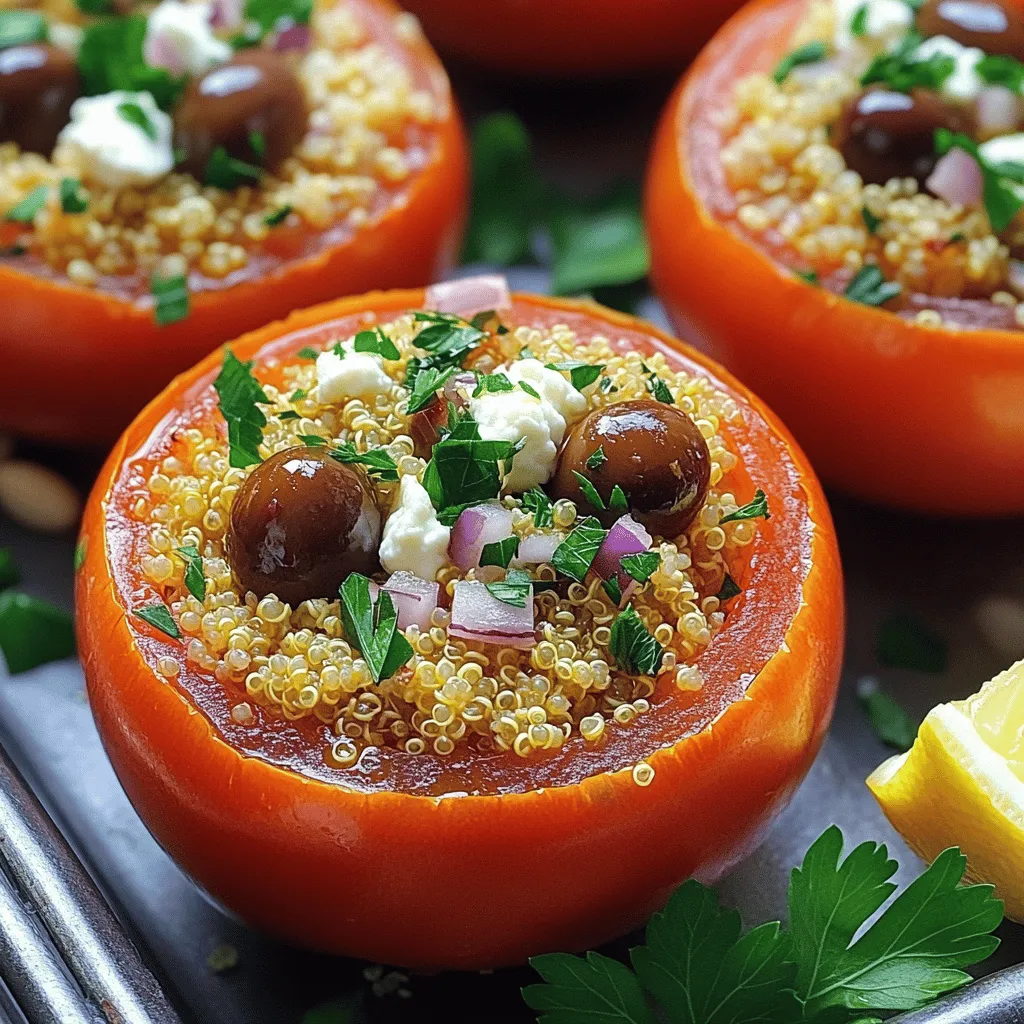 Mediterranean Stuffed Tomatoes Flavorful and Easy Dish