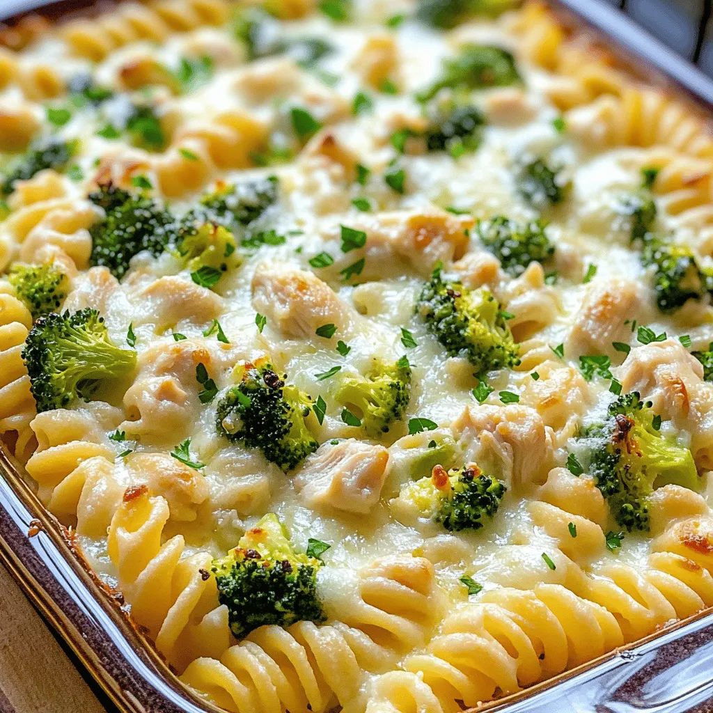 Easy Chicken Alfredo Bake Creamy and Comforting Dish