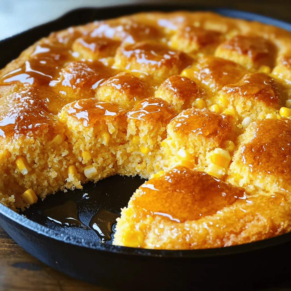 Honey Butter Skillet Cornbread Flavorful and Easy Recipe