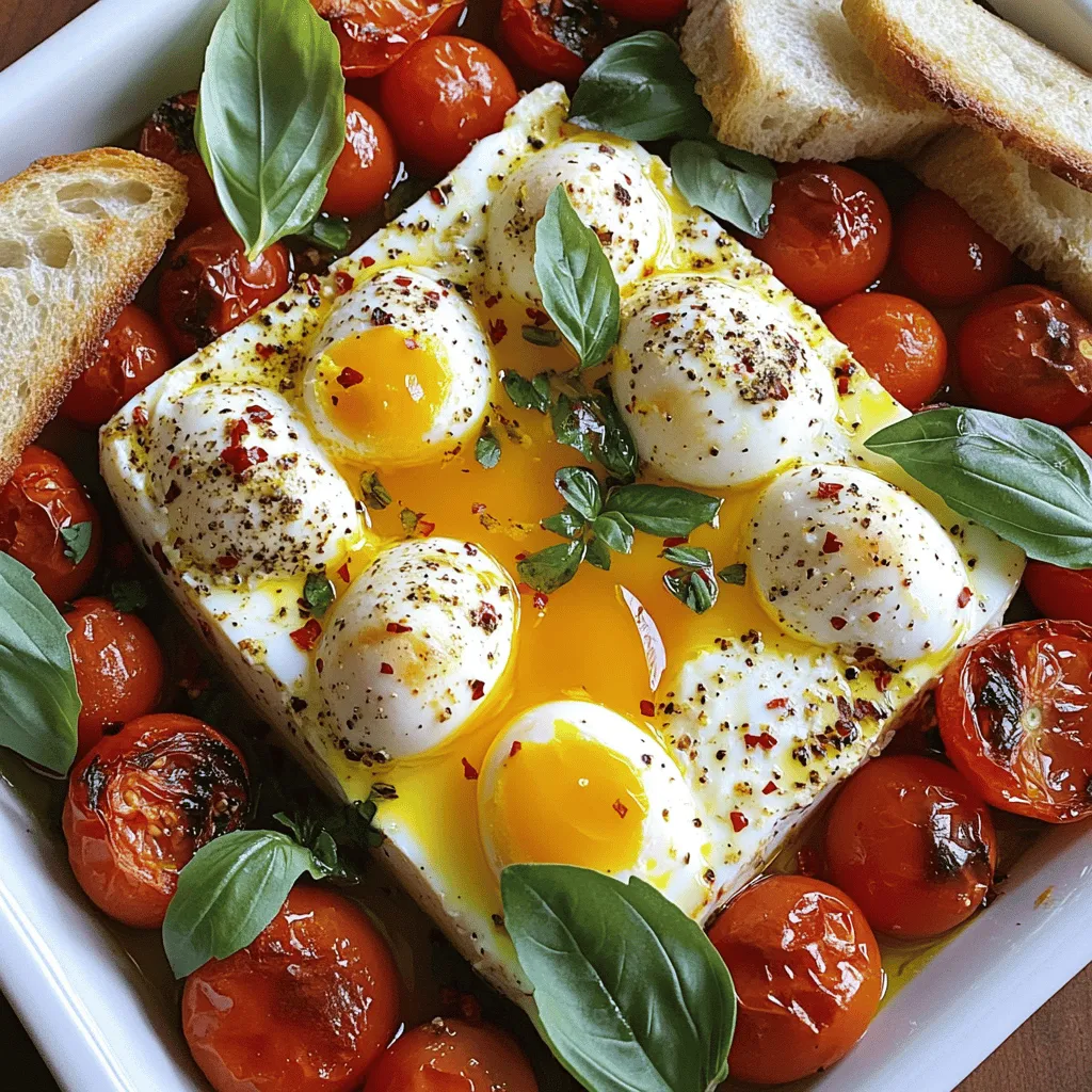 Viral Baked Feta Eggs Delightful and Quick Meal