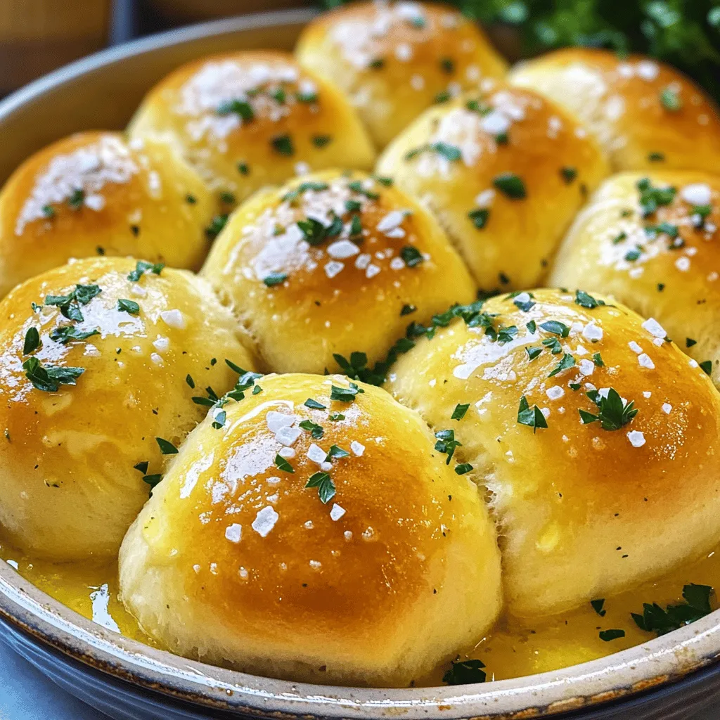 Garlic Herb Pull-Apart Rolls Soft and Flavorful Treat