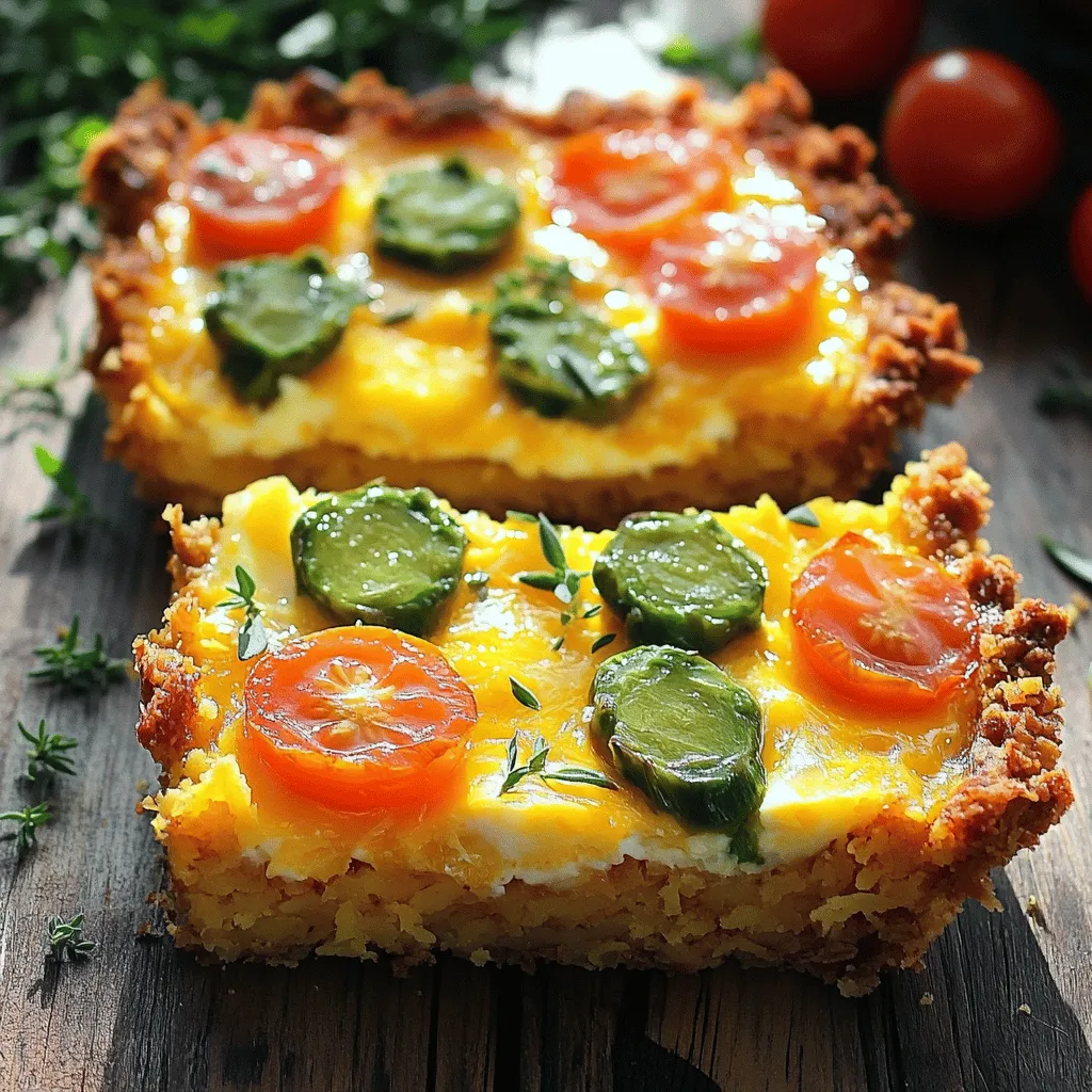 Spring Hash Brown Crust Quiche Flavorful and Easy Recipe