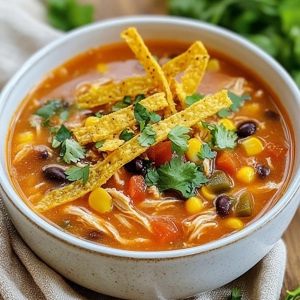 Instant Pot Chicken Tortilla Soup Simple and Tasty