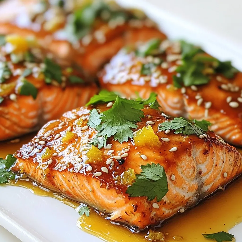 Orange Glazed Salmon Flavorful and Easy Recipe
