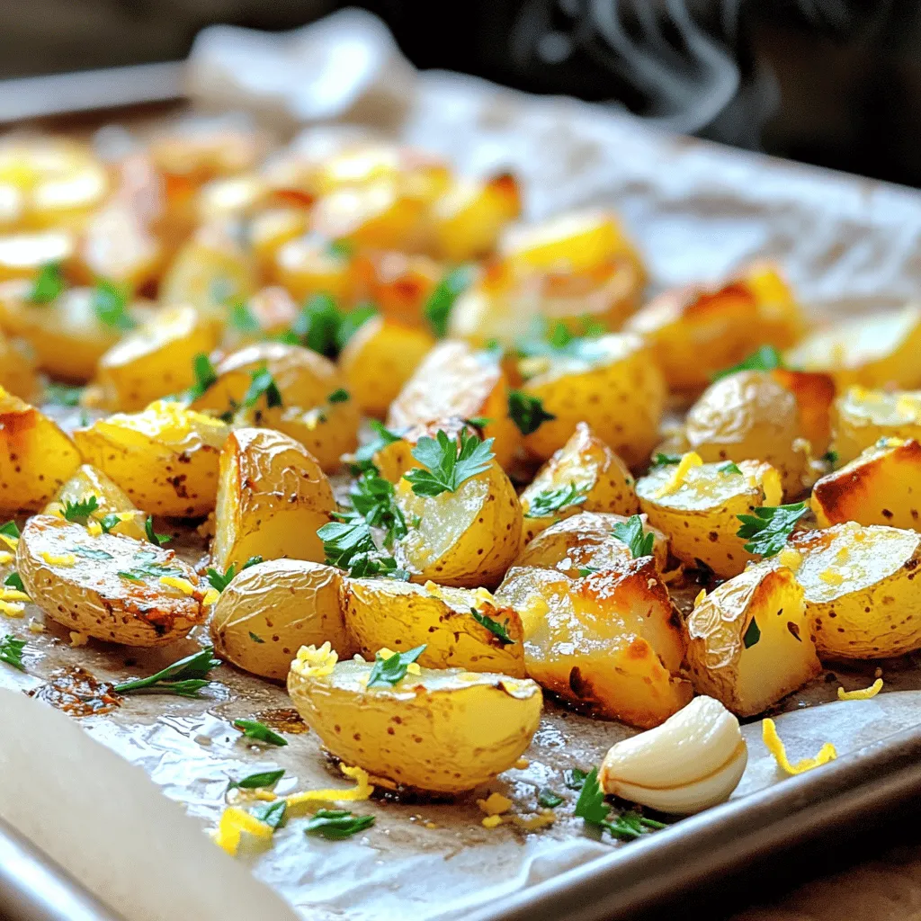 Crispy Roasted Garlic Potatoes Flavorful Side Dish