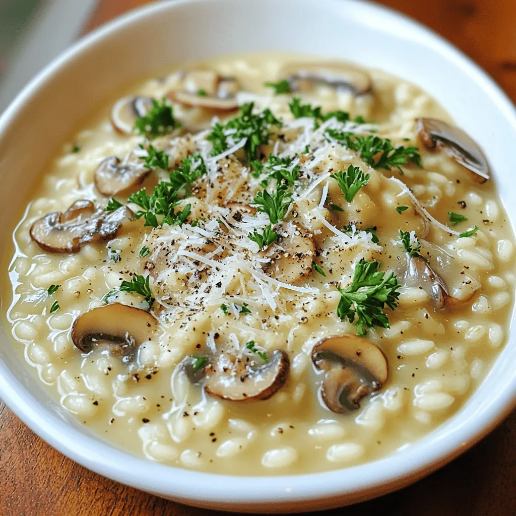Creamy Mushroom Risotto Flavorful and Easy Recipe