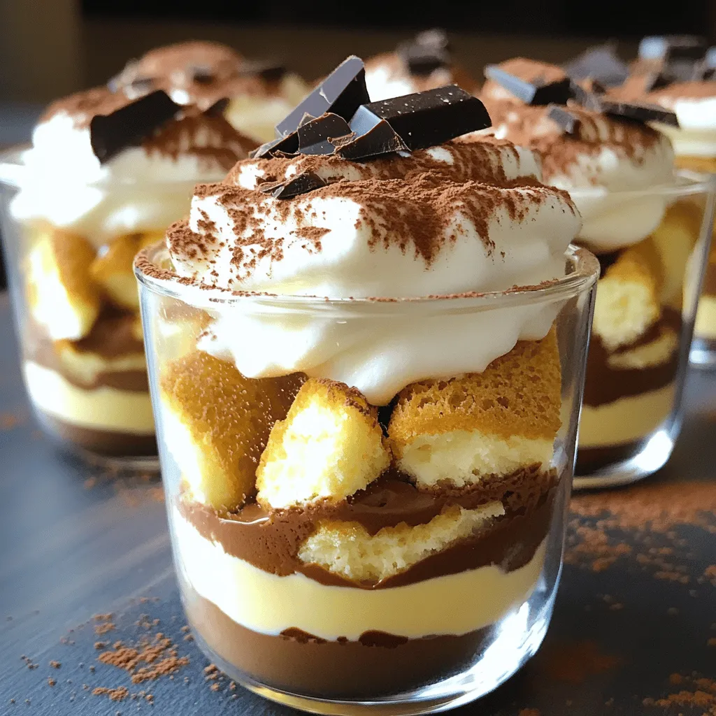 Easy Tiramisu Cups Simple and Delicious Dessert Delight
