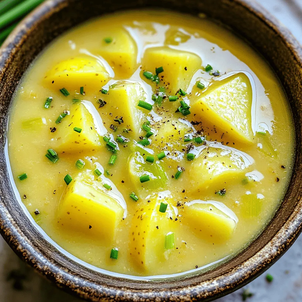 Slow Cooker Creamy Potato Leek Soup Delightful Dish