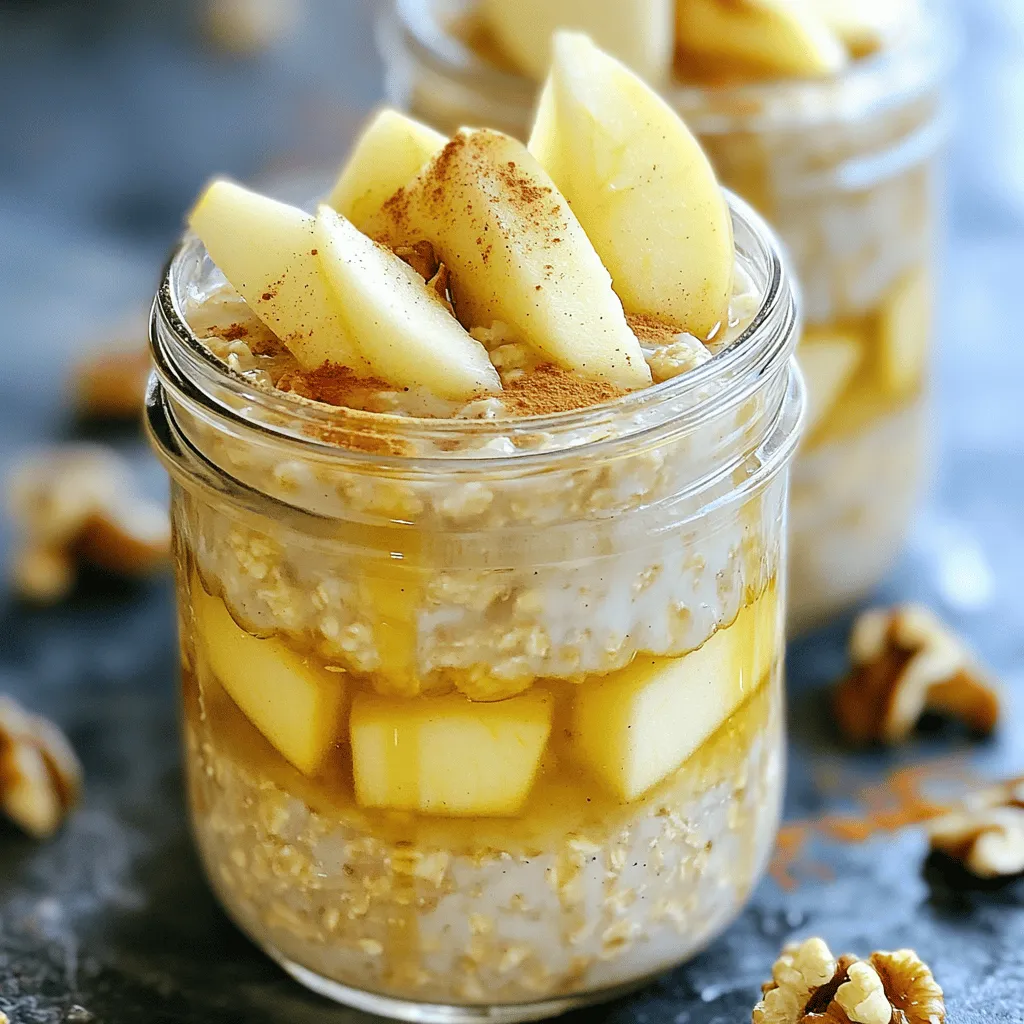 Apple Pie Overnight Oats Easy and Tasty Recipe