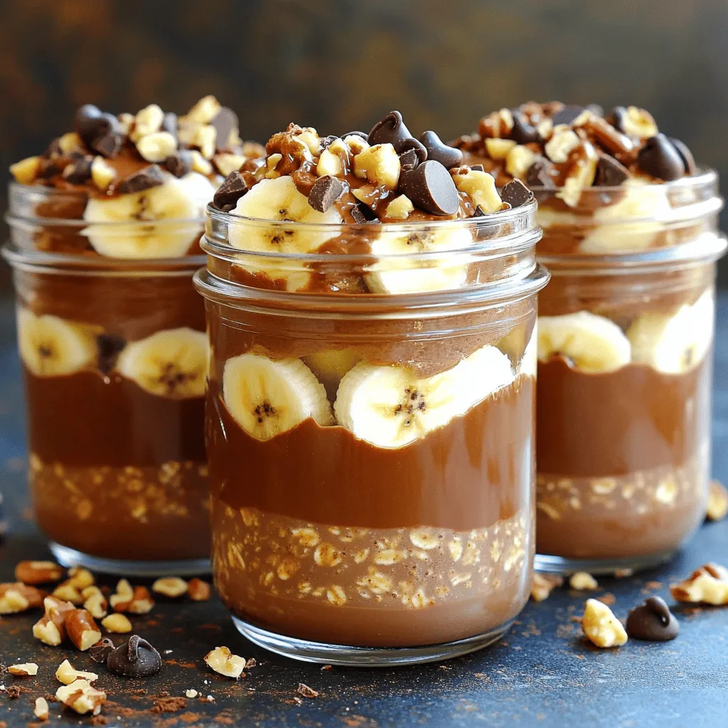 Chocolate Peanut Butter Overnight Oats Simple Recipe