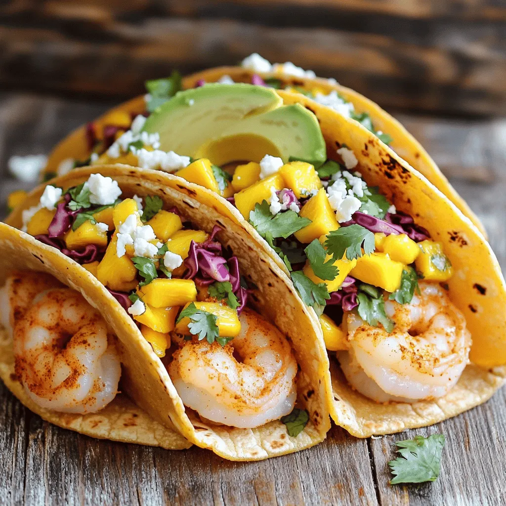 Mouthwatering Shrimp Tacos with Mango Slaw Delight