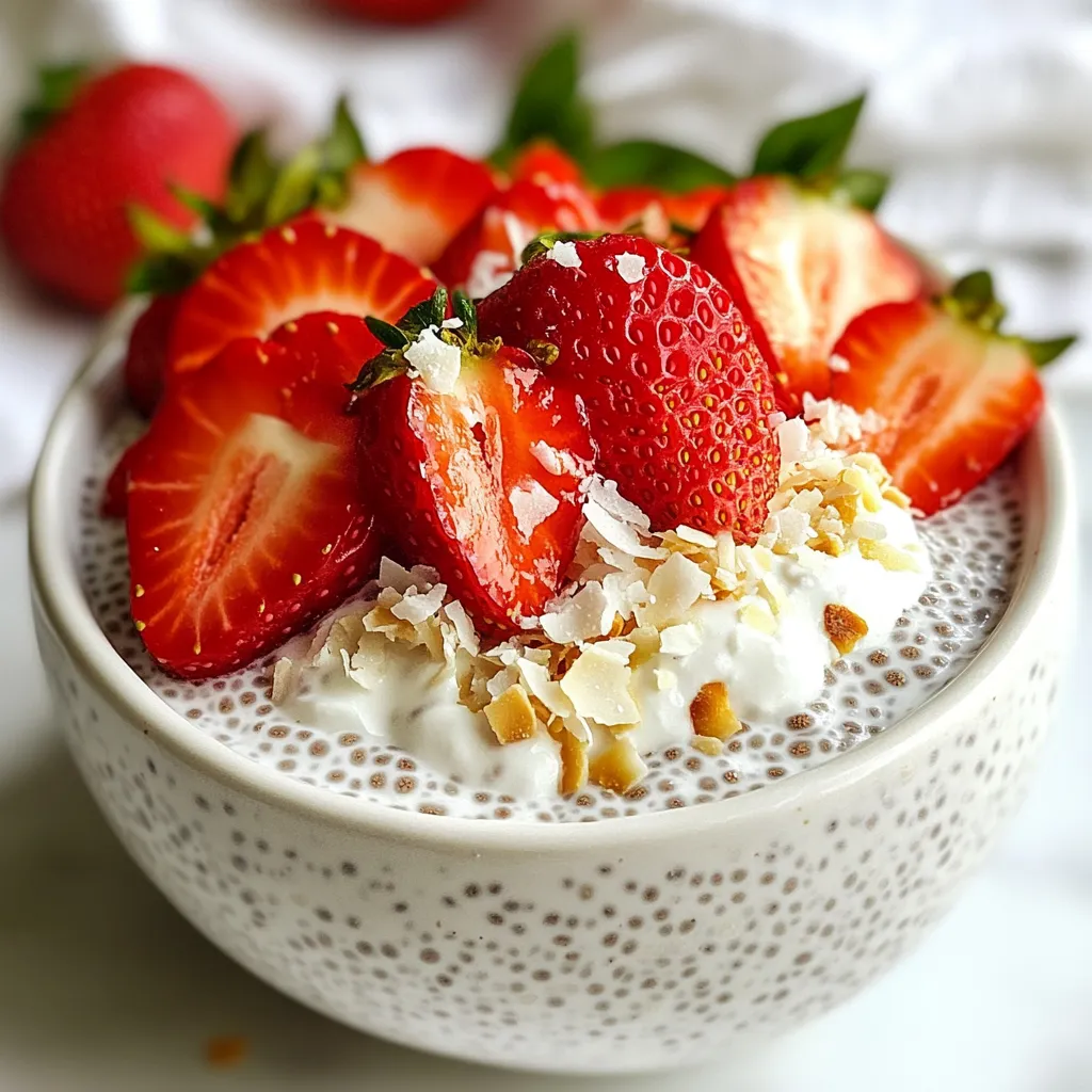 Strawberry Coconut Chia Pudding Easy and Delicious Treat