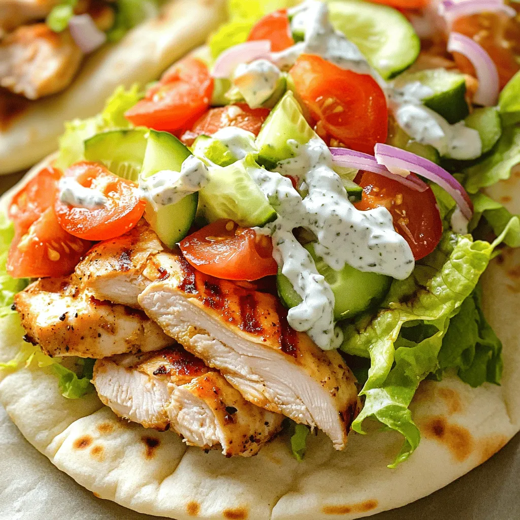 Easy Chicken Gyros Flavorful and Quick Meal Idea