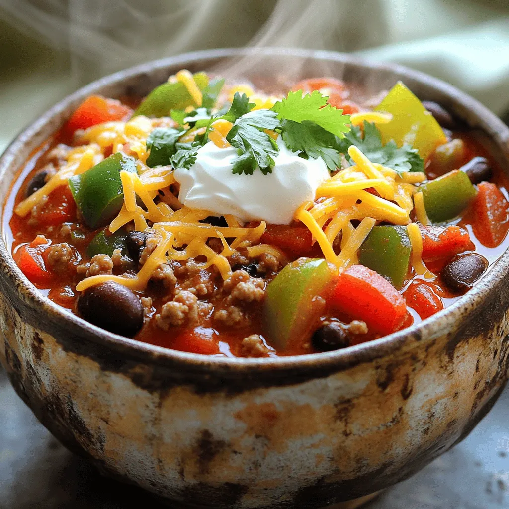 Easy Ground Turkey Chili Flavorful and Hearty Meal