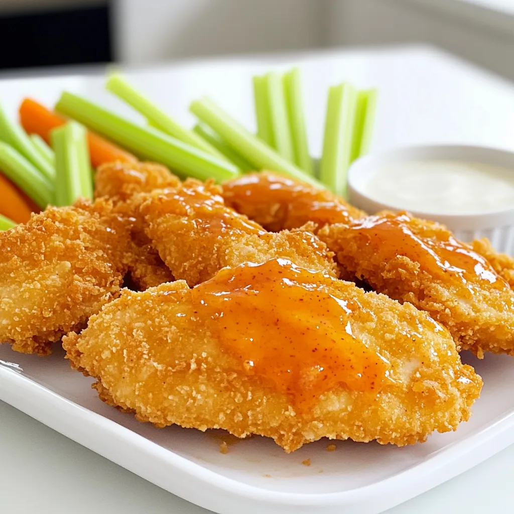 Air Fryer Crispy Buffalo Chicken Tenders Delight