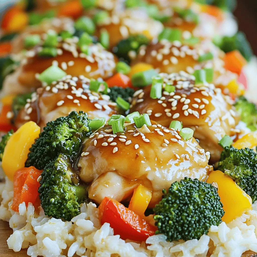 Teriyaki Chicken Casserole Simple and Tasty Dish