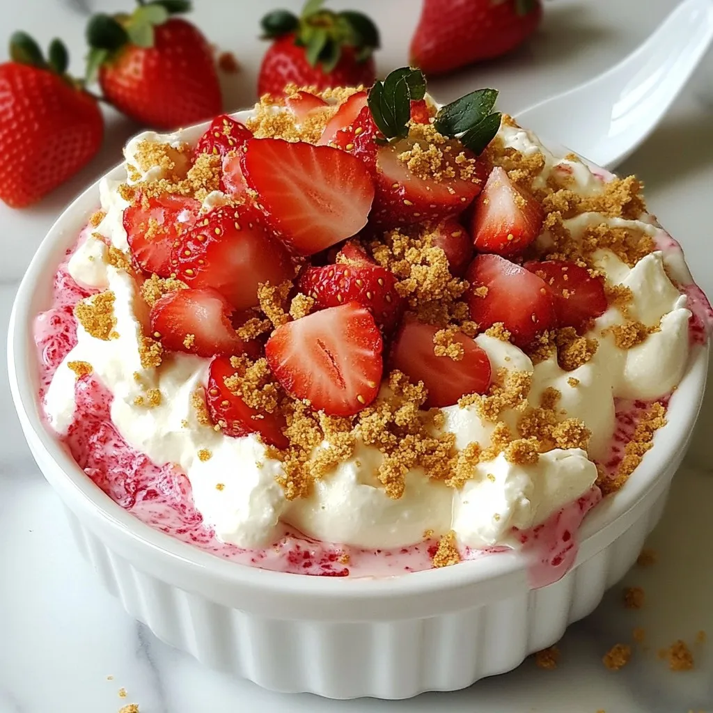 Strawberry Cheesecake Dip Easy and Delicious Recipe