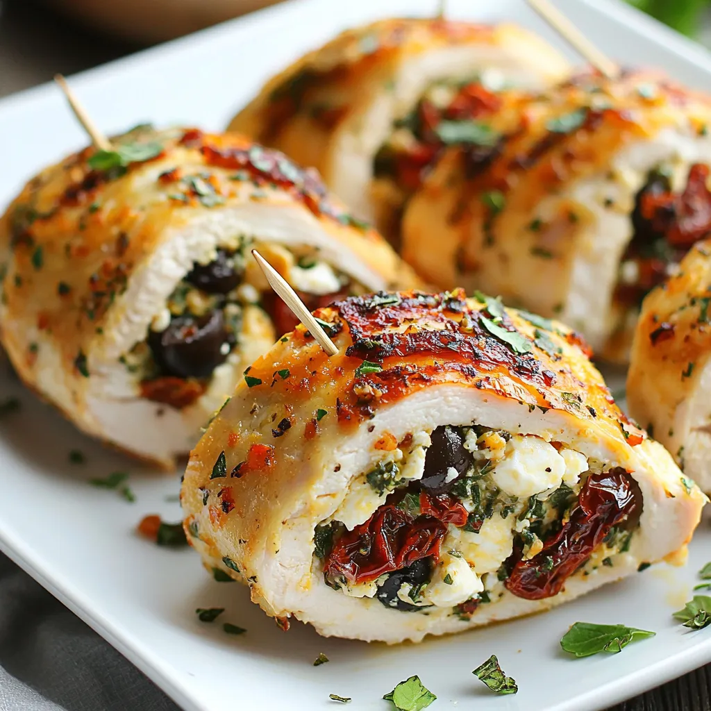 Greek Stuffed Chicken Breast Flavorful Dinner Delight