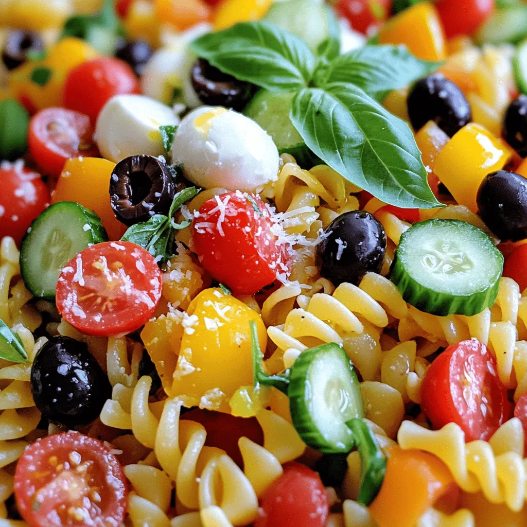 Zesty Italian Pasta Salad Flavorful and Fun Recipe