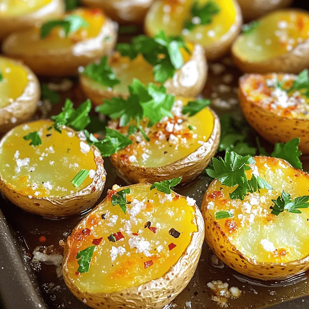 Garlic Parmesan Roasted Potatoes Crispy Delight